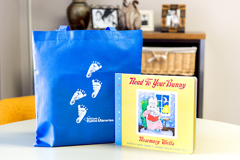 Baby Step bag & book