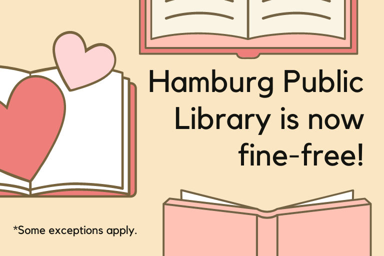 Hamburg Public Library is now fine free!