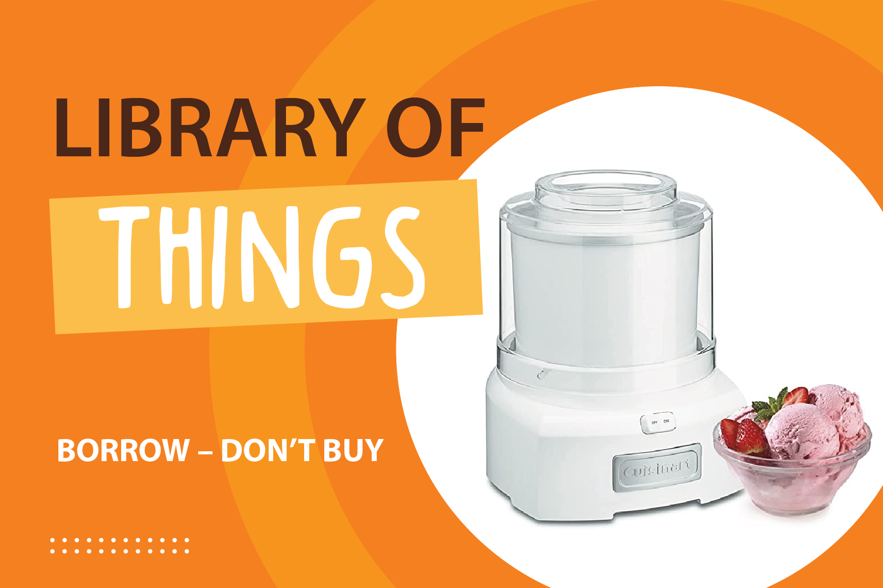Ice cream maker — Library of Things