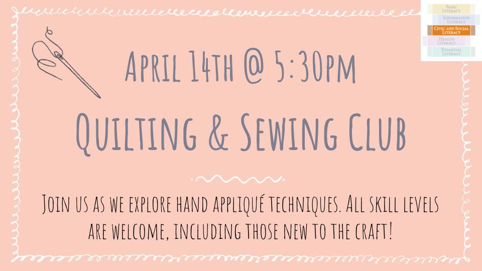 quilting and sewing club