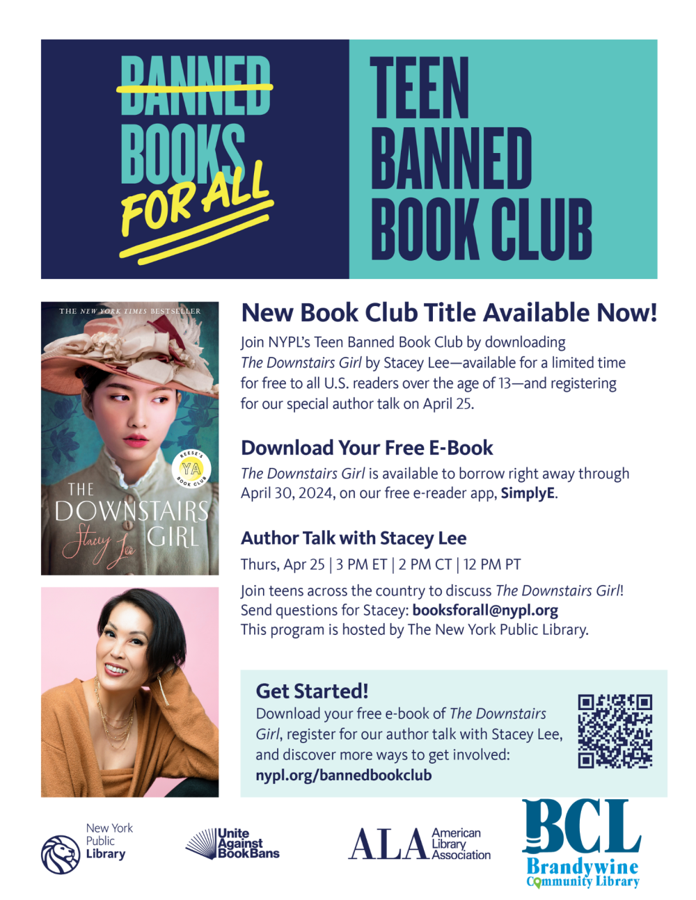 Downstairs girl Banned Book Club