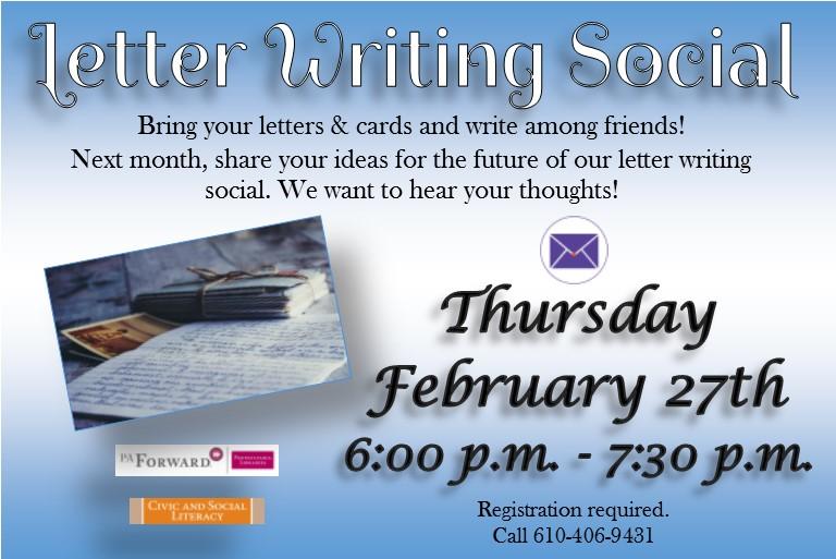 February Letter Writing Social