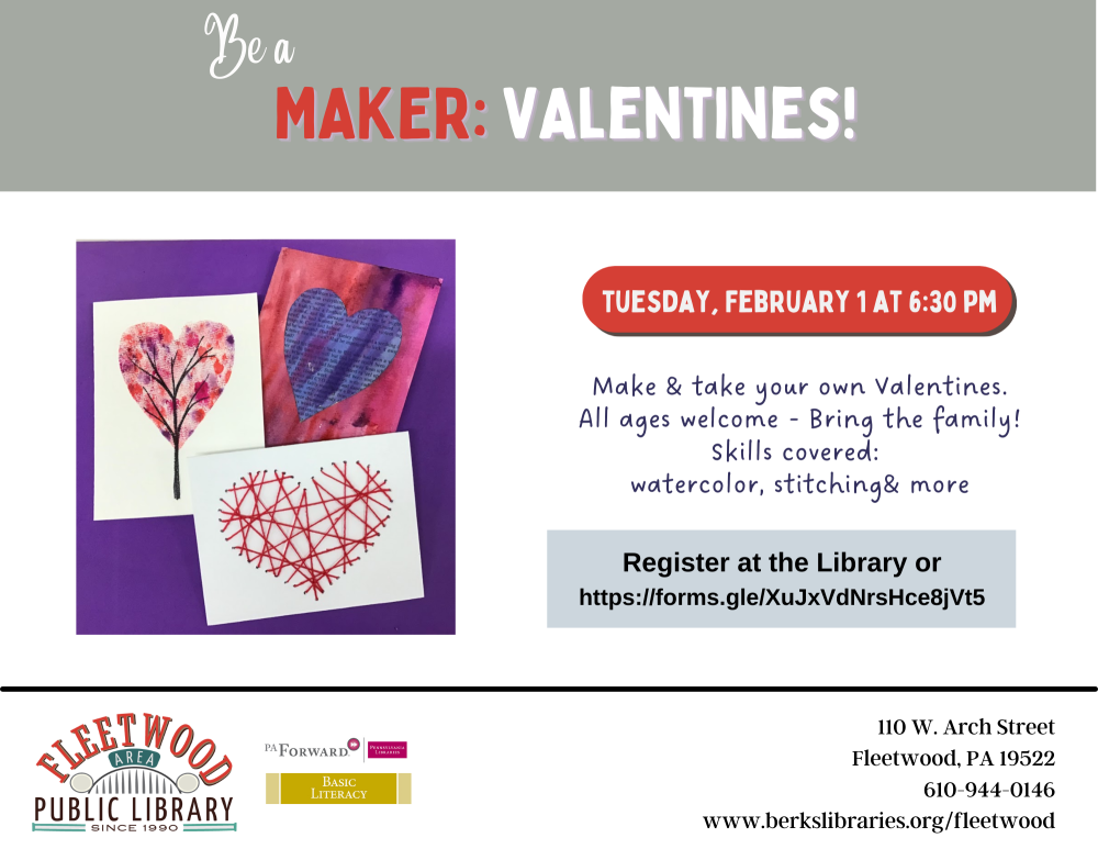 be a maker: Valentines