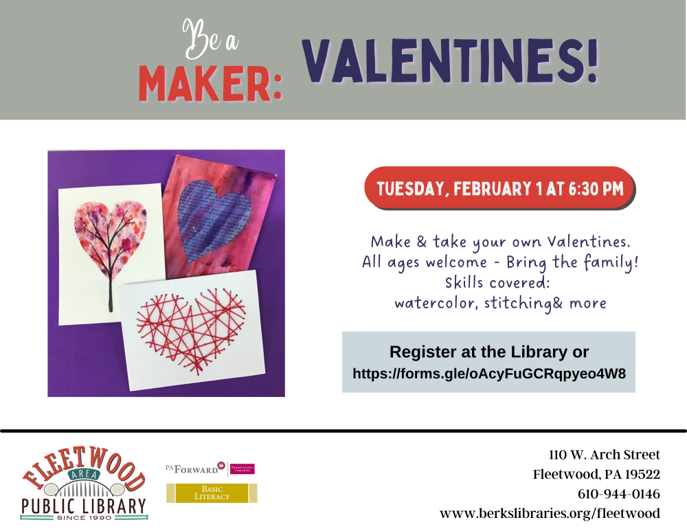 be a maker: Valentines