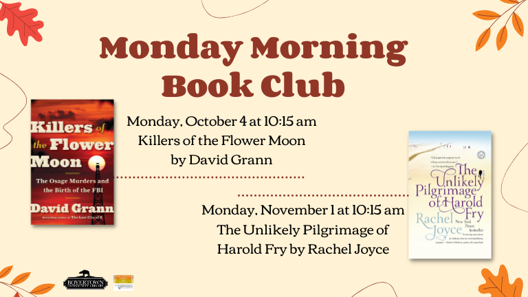 Monday Book Club