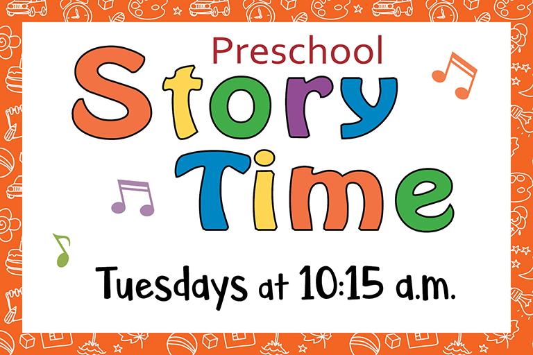 PreK Storytime Tuesdays 10:15