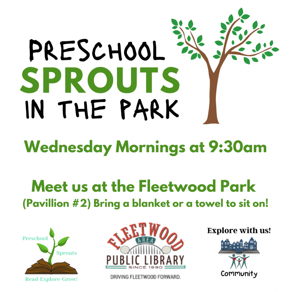 preschool sprouts at the fleetwood park