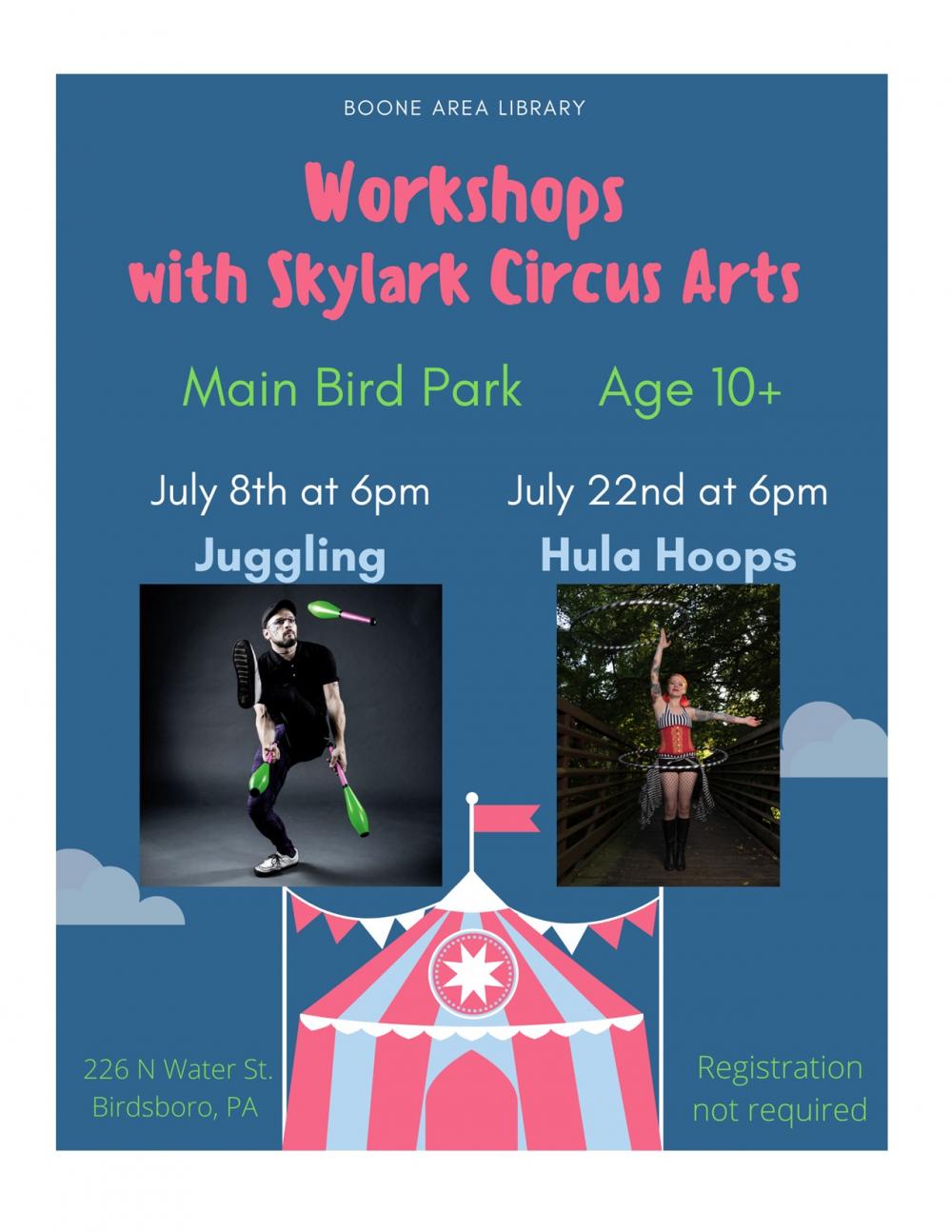 Hula Hoop Workshop with Skylark Circus Arts
