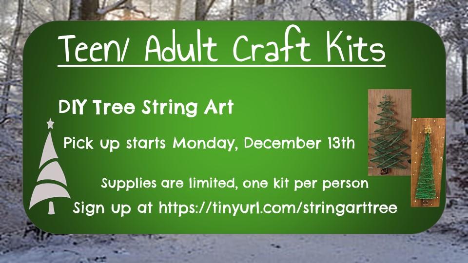 Teen/ Adult Take and Make craft kit details