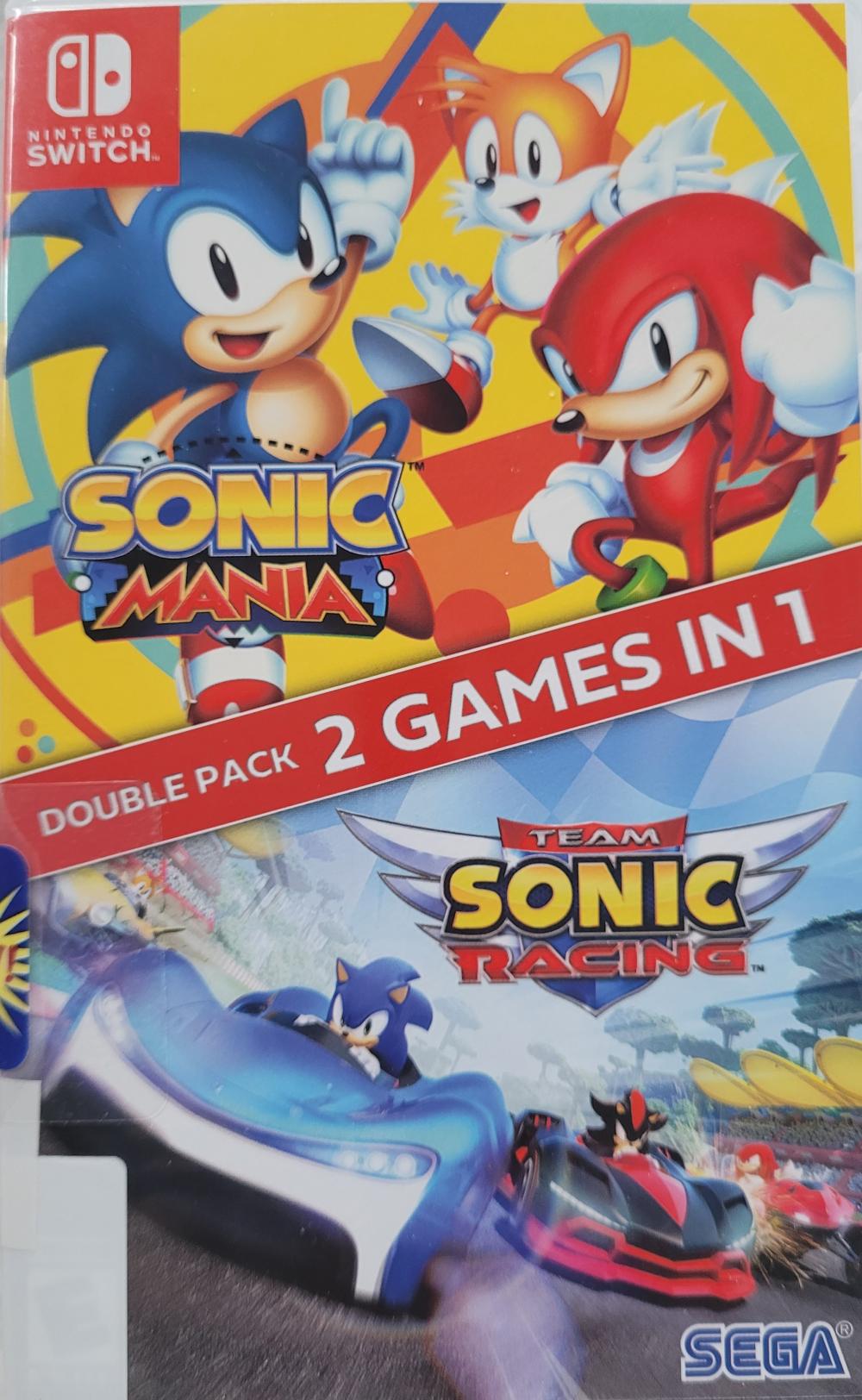 Sonic Mania Sonic Racing Game Cover