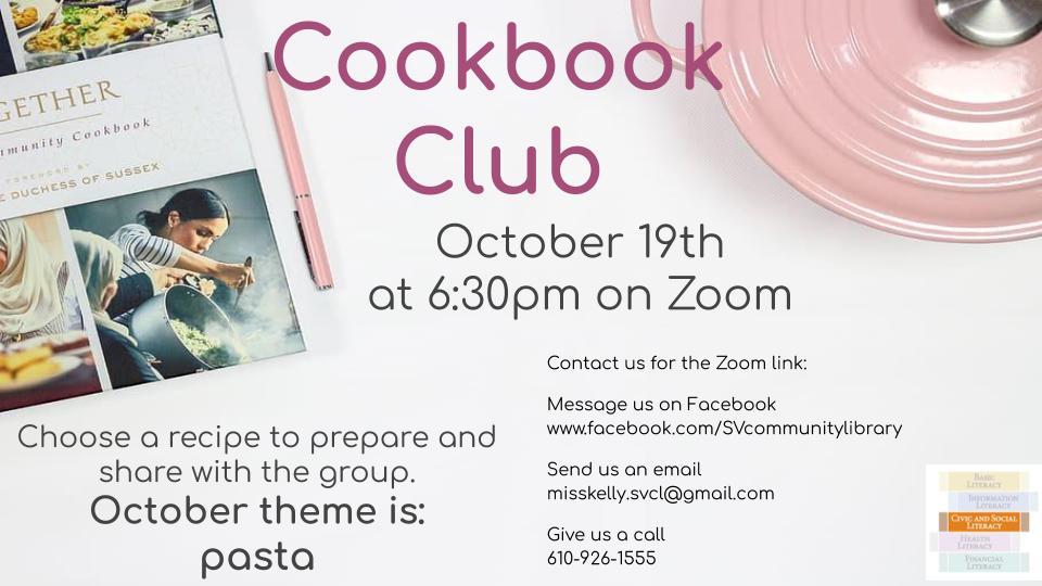 virtual cookbook club