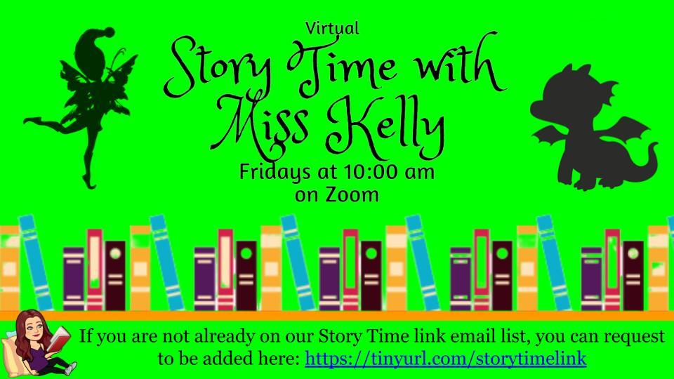 virtual story time with miss kelly