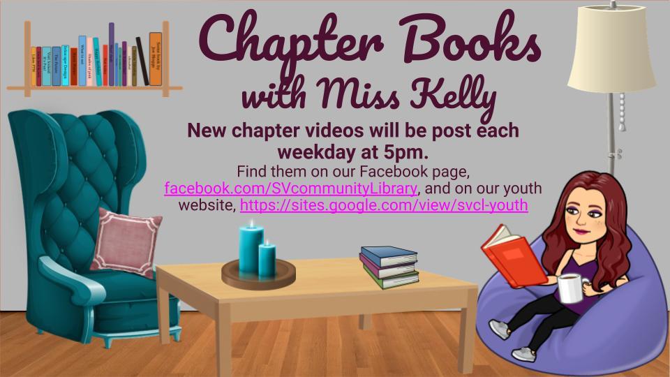 virtual chapter books with miss kelly