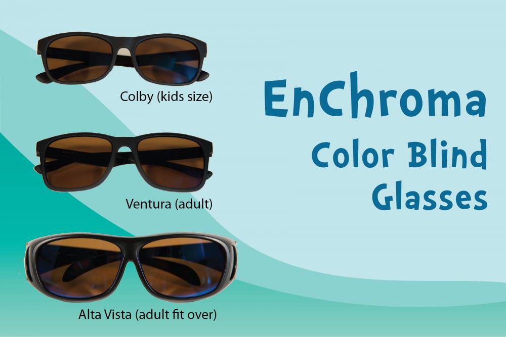 EnChroma color blind glasses; Colby (kid size) in the catalog