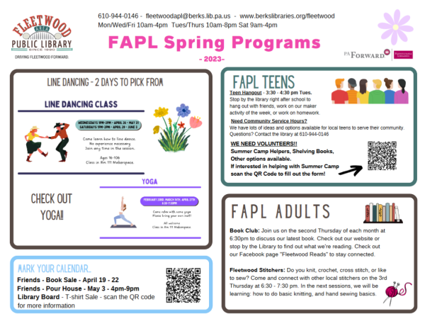 Spring Programs Page 1