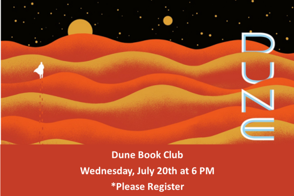 Dune Book Club July 20th at 6PM Please register