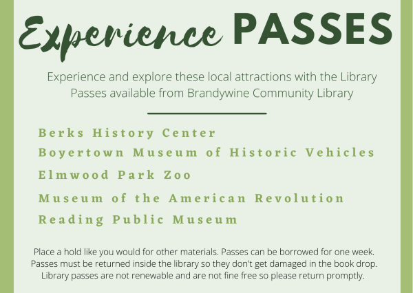 experience passes graphic listing passes available
