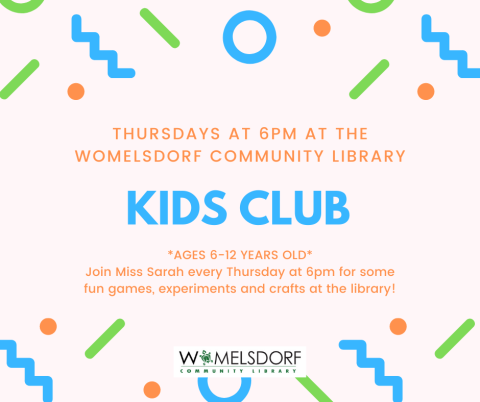 Information about Kids Club
