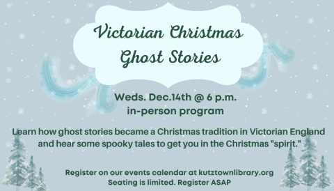 Victorian Ghost story flyer