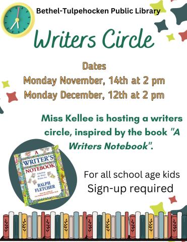 Writer Circle flyer