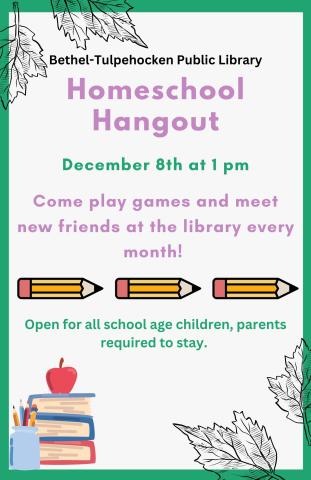 homeschool hangout flyer