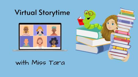 Virtual Storytime takes place every Thursday at 10:30 a.m. on Zoom