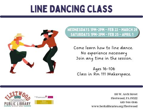 Wednesday Line Dance Class 1-2