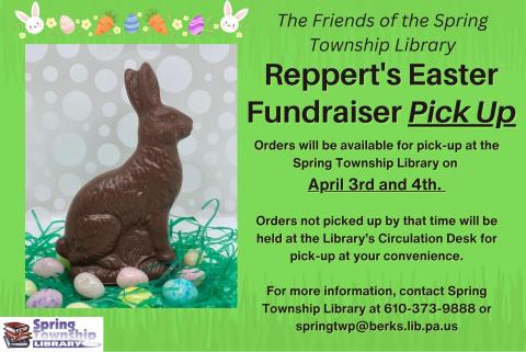 Reppert's Easter Fundraiser Pick Up