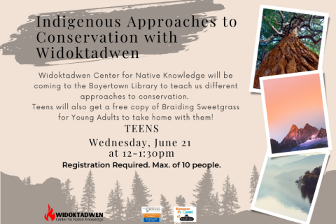 Indigenous Approaches to Conservation with Widoktadwen