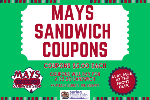 Mays Sandwich Coupons