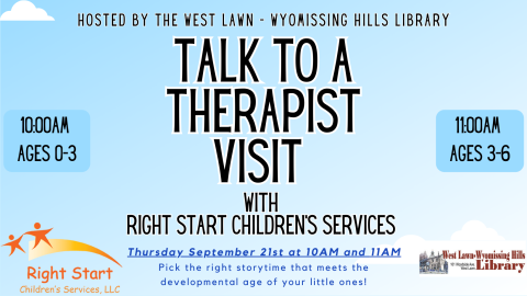 Talk to a Therapist Visit with Right Start Children’s Services