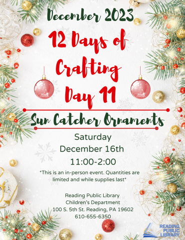 12 Days of Crafting - Day 11 - Suncatcher Ornaments