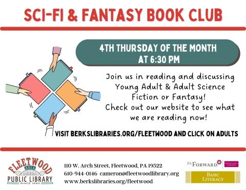 Sci-Fi/Fantasy Book Club - 4th Thursday of the month