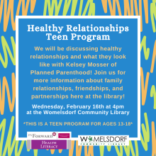 Healthy Relationships Teen Program