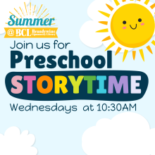 preschool summer storytime graphic 