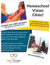Vision Clinic Event Flyer