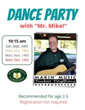 Dance Party with "Mr. Mike"
