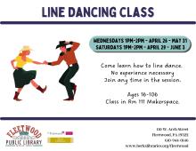 Saturday Line Dance 1-2pm