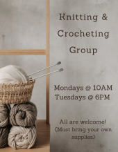 knitting and crocheting group