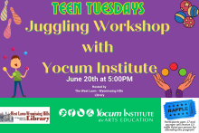 Juggling with Yocum Institute 