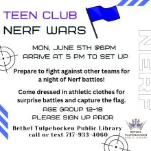 Teen Club Nerf Wars