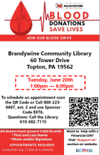 Blood Drive @ Brandywine Community Library