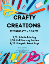 Crafty Creations - Wednesdays 3:30-4:30