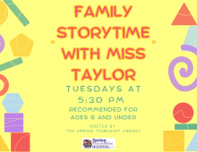 Family Storytime with Miss Taylor