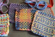Multiple potholders in different patterns