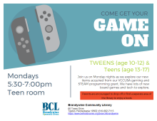 TnT (Tweens and Teens) Gaming & Hangout
