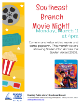 Flyer for Movie Night