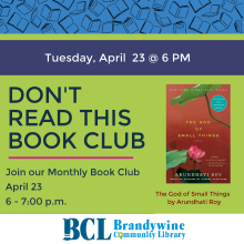 Don't Read This Book Club - April