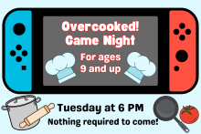 image of game controller with chef's hats and kitchen tools