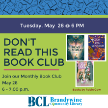 Don't Read This Book Club - May